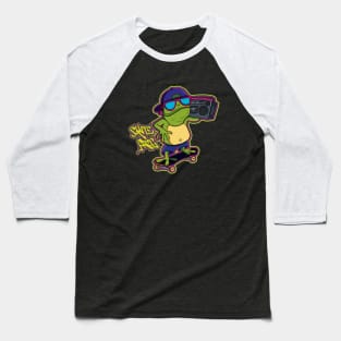 Skate Frog Baseball T-Shirt